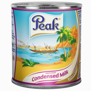 Peak søtet kondensert melk 397g – rik smak til desserter og drikker
