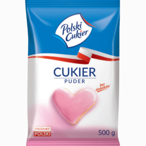 Polski Cukier melis 500g – finmalt hvitt sukker perfekt for baking og glasur