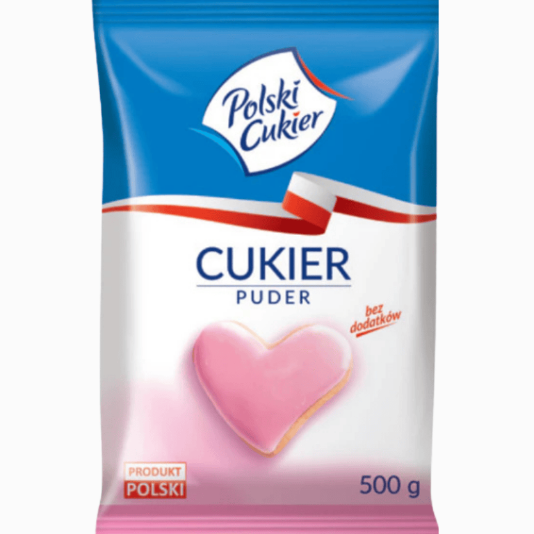 Polski Cukier melis 500g – finmalt hvitt sukker perfekt for baking og glasur