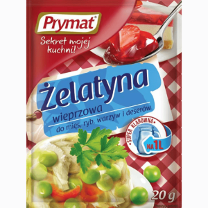 Prymat gelatinpulver av svin 20g – ideell for gelé og desserter
