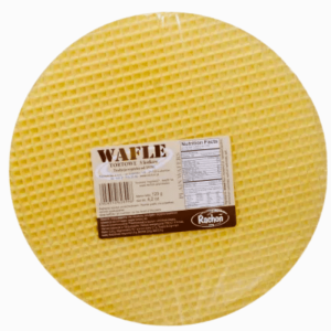 Rachon runde vafler 120g – sprø kjeks med kremfyll