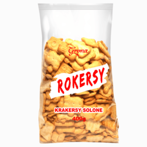 Rokersy salte kjeks 400g – klassiske sprø kjeks med salt, perfekt til snacks