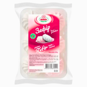Romny Zefir hvit og rosa 320g – myk marshmallow-dessert fra Ukraina