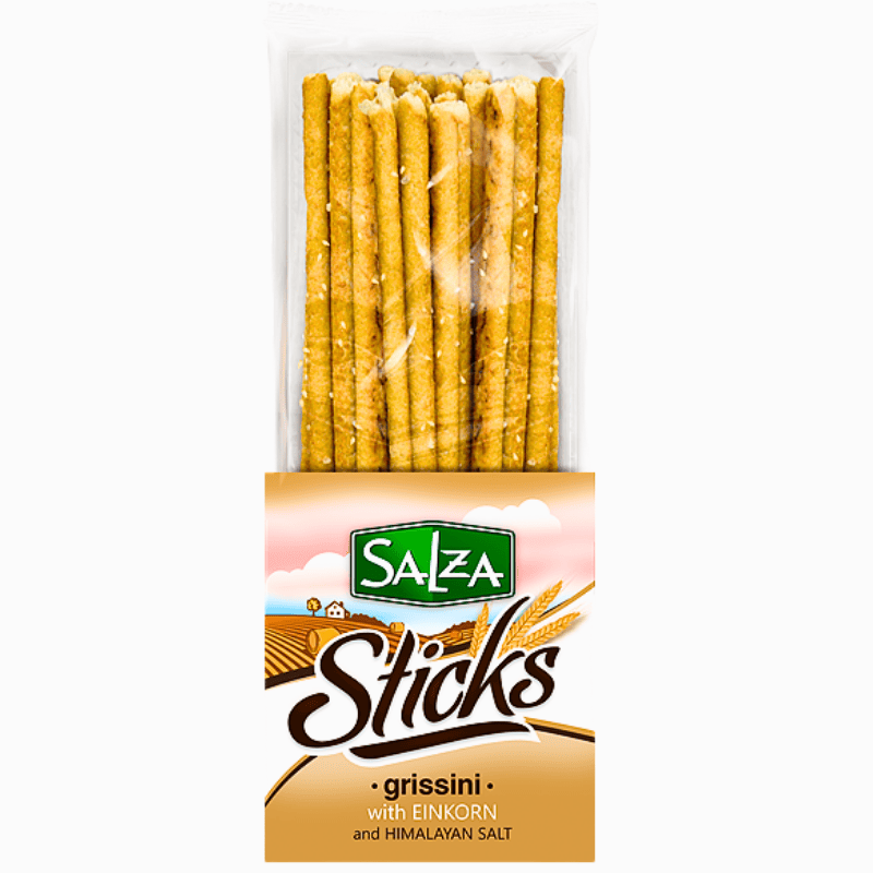 Salza brødpinner med enkorn og salt 190g – næringsrike og sprø snacks