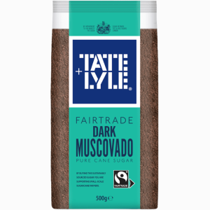 Tate & Lyle mørk muscovadosukker 500g – fuktig rørsukker med rik smak av melasse