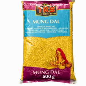 TRS Moong Dal Washed 500g – proteinrik, skåldet og klar til matlaging
