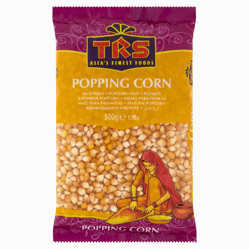 TRS Popping Corn 500g – ideell til hjemmelaget popcorn, sprø og smakfull