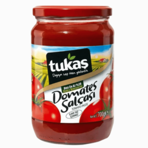 Tukas tomatpuré 700g i glass – rik og naturlig tomatsmak