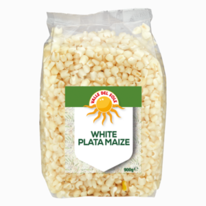 Valle del Sole White Plata Maize No Germ 900g – hvit maisgryn uten kim, ideell til baking og matlaging