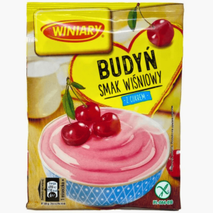 Winiary kirsebærpudding med sukker 60g – fruktig og klassisk dessert