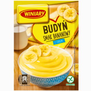Winiary bananpudding med sukker 60g – kremet og fruktig dessert
