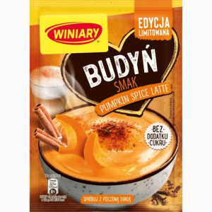 Winiary Pumpkin Spice Latte pudding 35g – krydret høstsmak i dessertform