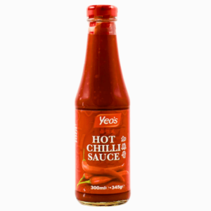 Yeo's Sterk Chillisaus 300ml – asiatisk chilisaus med intens smak