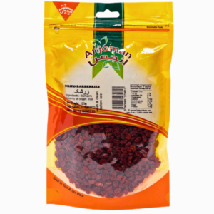 Anjoman Zereshk 200g – tørkede berberisbær med syrlig smak, perfekt til persiske retter