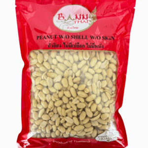 BANN THAI peanøtter uten skall 1kg – skallede rå peanøtter fra Thailand