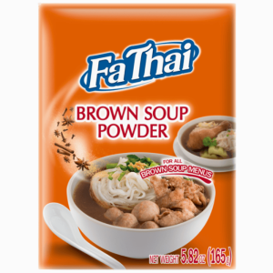 Fathai Instant Brown Soup Powder 165 g – krydret thailandsk brun suppepulver