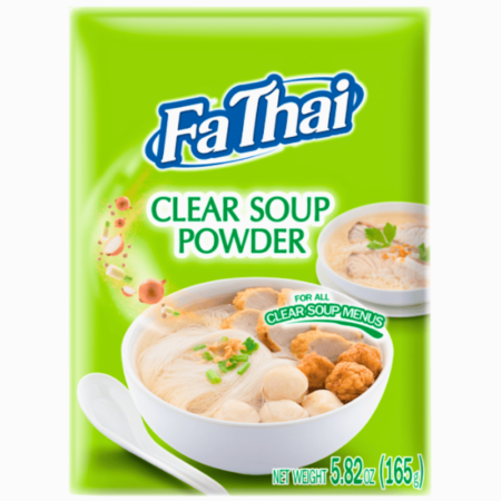Fathai Instant Clear Soup Powder 165 g – thailandsk klar suppebase med urter og krydder
