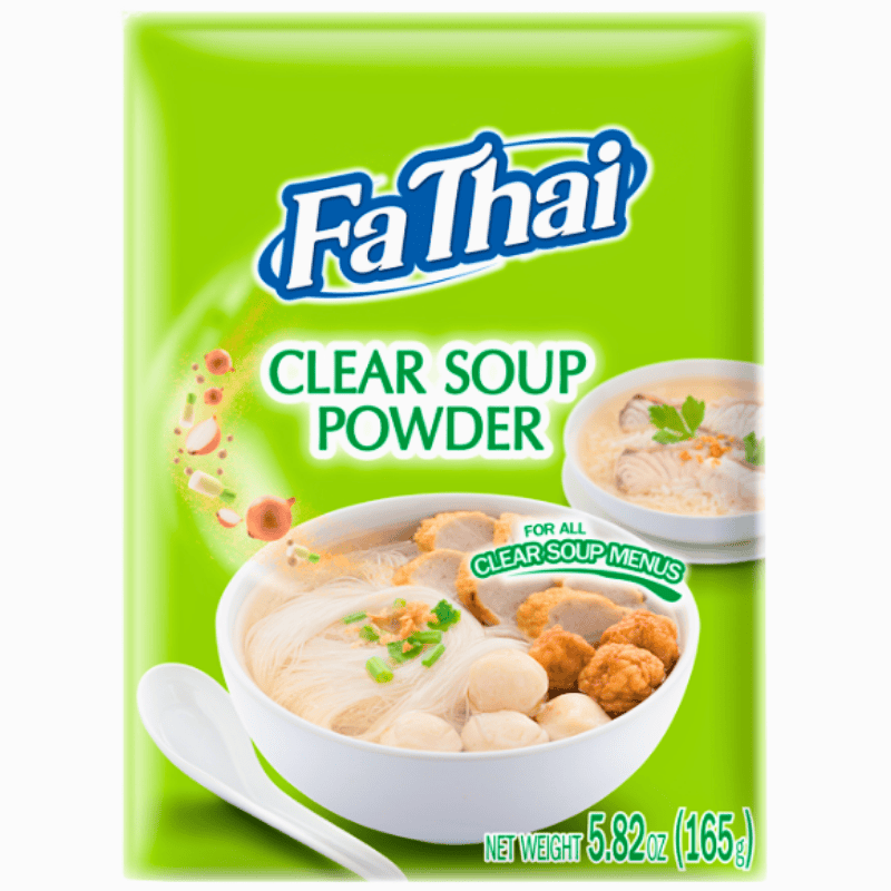 Fathai Instant Clear Soup Powder 165 g – thailandsk klar suppebase med urter og krydder