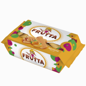 Frutta kjeks med aprikossmak 400g – fruktige og sprø ukrainske kjeks med aprikosfyll