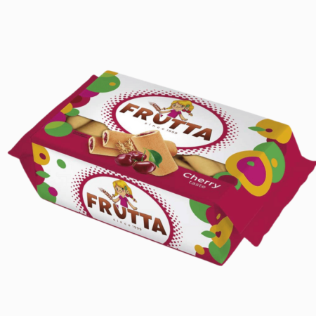 Frutta kjeks med kirsebærsmak 400g – fruktige og sprø kjeks fra Ukraina