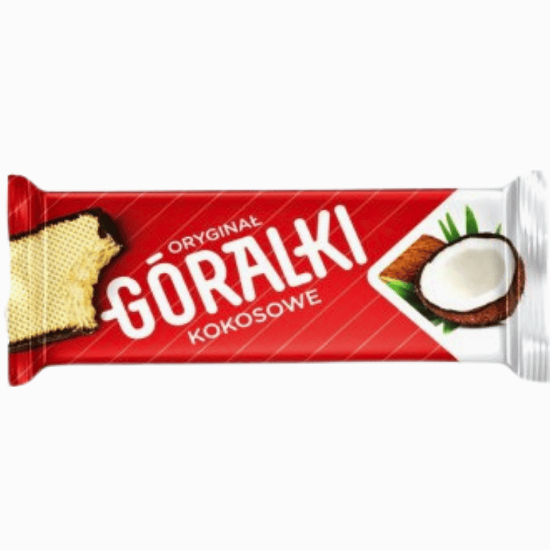 Goralki kokosvaffel med kremfyll 45g – sprø vaffel med kremet kokosfyll