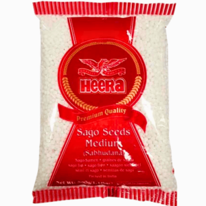 Heera tapioka/sago små perler 500 g – tykke sago-pærer for desserter og pudding