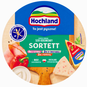 Hochland Cream Cheese Sortett 180 g – mild og kremet ost med sjokolade