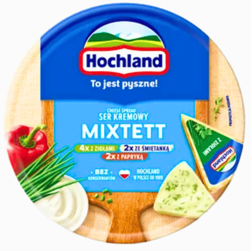 Hochland Ost Kwartwtt 180 g – kremmet hvit ost med mild smak
