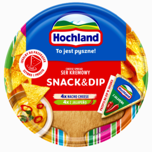 Hochland Snack & Dip Cheese 140 g – kremet dipost med smakstilsetninger