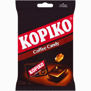 Kopiko Coffee Candy 100g – hard karamell med intens kaffesmak laget med ekte kaffeekstrakt
