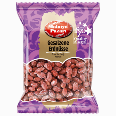 Malatya Salted Peanut 200g – sprø ristede peanøtter med salt, perfekt som snacks
