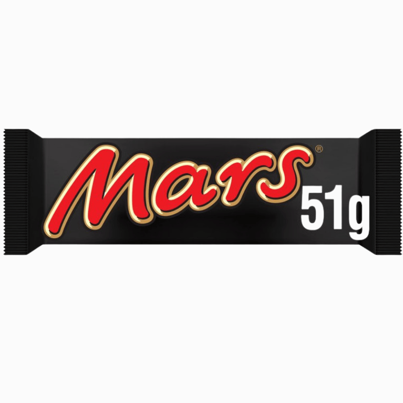 Mars sjokoladebar 51g – myk nougat og karamell trukket med melkesjokolade
