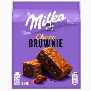 Milka Choco Brownie Cakes med sjokolade 150g – myke kaker med rik sjokoladesmak