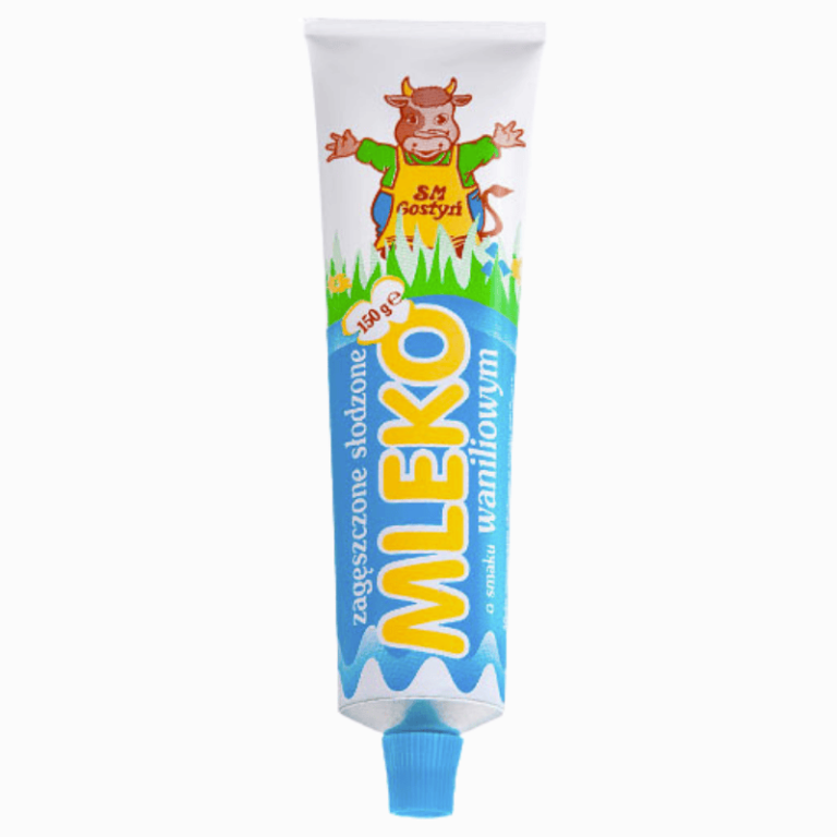 Mleko kondensert melk med vaniljesmak 150 g – søt og kremet tubedessert