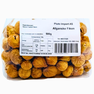 Pluto tørkede fiken 500g – naturlig søte og myke tørkede fiken
