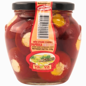 Red cherry paprika fylt med ost 550 g – mild og kremet tapasvariant