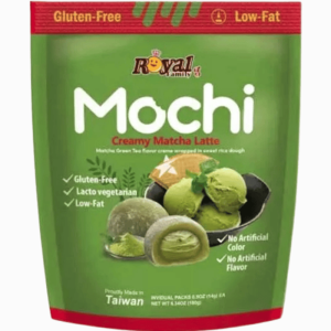 Royal Mochi Creamy Matcha Latte 180g – japanske mochi med kremet grønn te-fyll