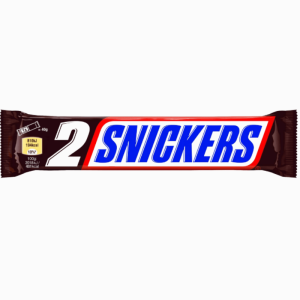 Snickers Bar 2 stk 75g – klassisk sjokoladebar med peanøtter, karamell og nougat