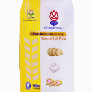 TFM Red Snow Lotus Special Soft Flour 1 kg – spesialmel for dampede bakverk