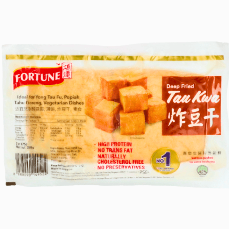 Deep fried Tau Kwa tofu 2 × 175 g – sprø og fast tofustaver