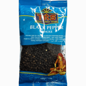 TRS hel svart pepper 100 g – intens og aromatisk smak