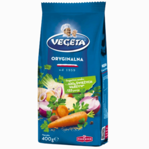 Vegeta Original Podravka 400 g – universell buljong- og krydderblanding med dehydrerte grønnsaker