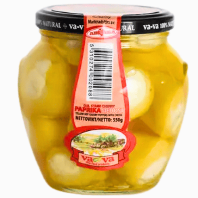 Yellow cherry paprika fylt med ost 550 g – mild og kremet tapasfavoritt