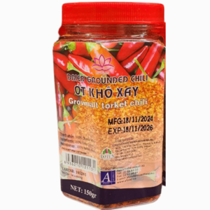 LOTUS tørket malt chili 150 g – sterk og aromatisk chilipulver