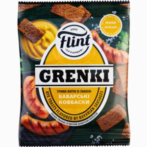 Flint rugkrutonger med bayersk pølsesmak 70g