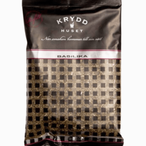 HUSET tørket basilikum 80 g – søtlig og aromatisk urt til italienske retter
