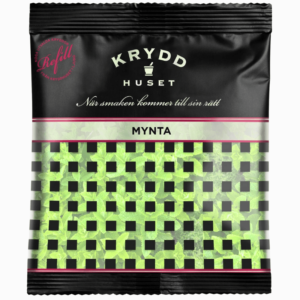 HUSET tørket mynte 80 g – intens smak og frisk aroma