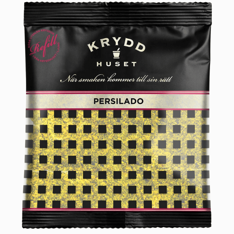 HUSET tørket persille 70 g – grønn, mild smak og allsidig bruk