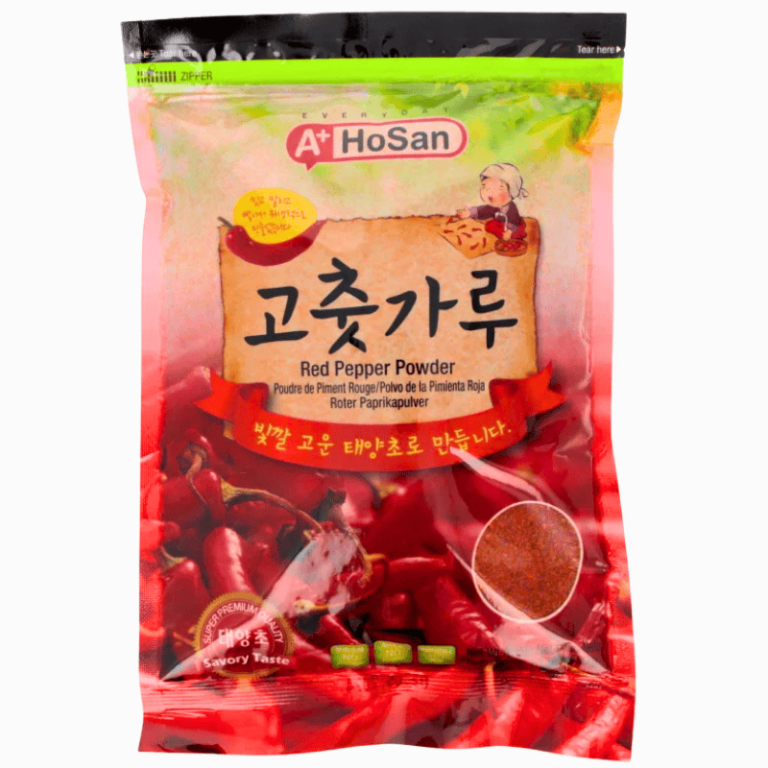 Koreansk sterk rød pepperpulver 500 g – autentisk gochugaru til kimchi og koreanske retter