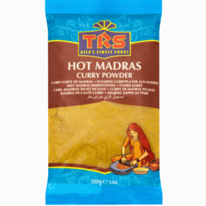 Indisk Madras curry hot TRS 100g